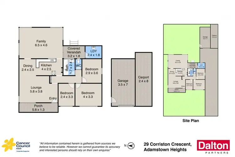 Floorplan of Homely house listing, 29 Corriston Crescent, Adamstown Heights NSW 2289