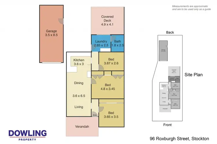 Floorplan of Homely house listing, 96 Roxburgh Street, Stockton NSW 2295