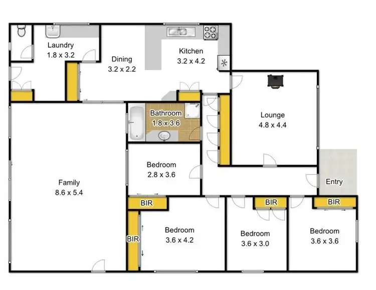 Floorplan of Homely rural property listing, 699 Clydebank Road, Clydebank VIC 3851