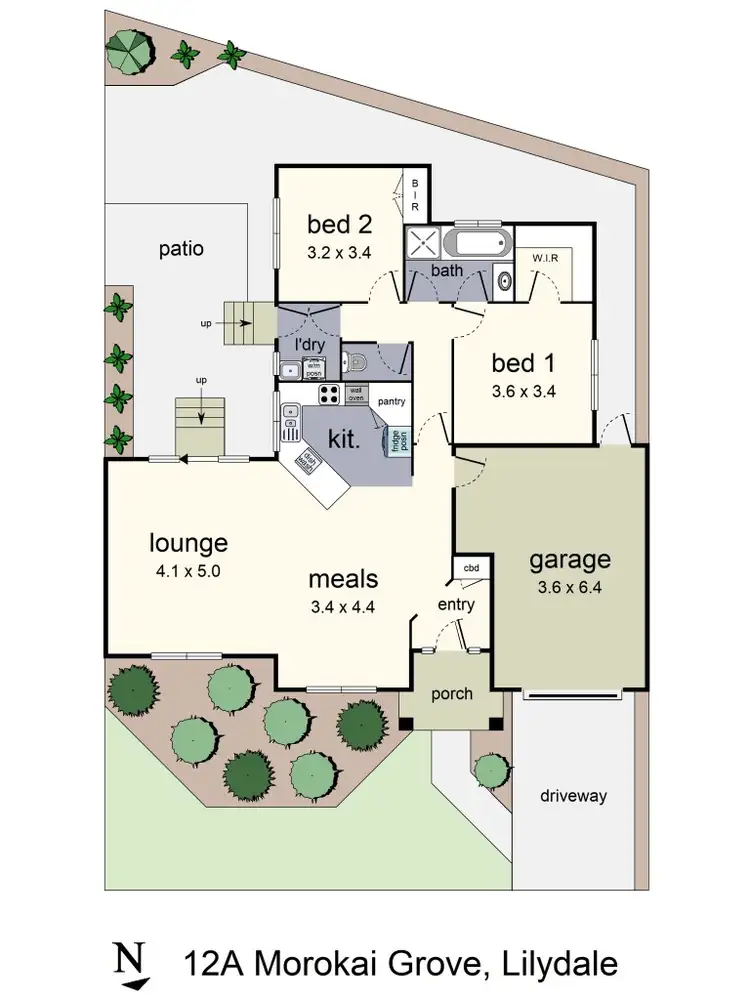 Floorplan of Homely house listing, 12A Morokai Grove, Lilydale VIC 3140