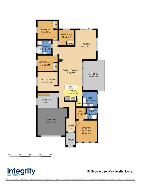 Floorplan of Homely house listing, 18 George Lee Way, North Nowra NSW 2541