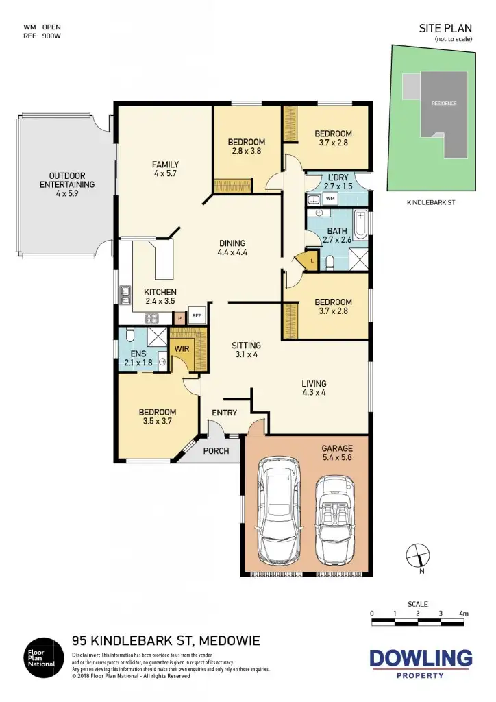Floorplan of Homely house listing, 95 Kindlebark Drive, Medowie NSW 2318