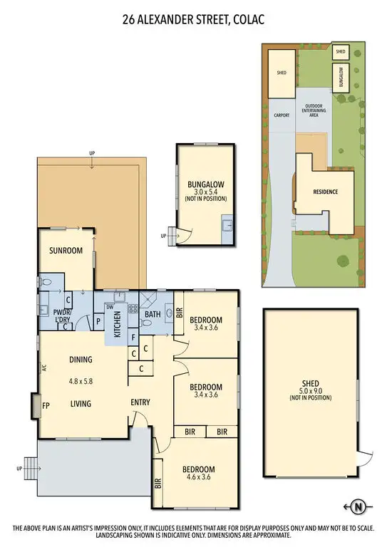 Floorplan of Homely house listing, 26 Alexander Street, Colac VIC 3250