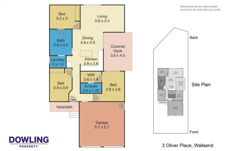 Floorplan of Homely house listing, 3 Oliver Place, Wallsend NSW 2287