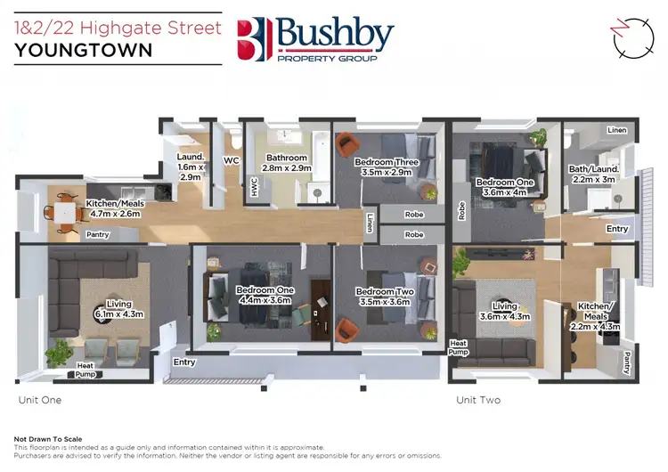 Floorplan of Homely house listing, 1&2/22 Highgate Street, Youngtown TAS 7249