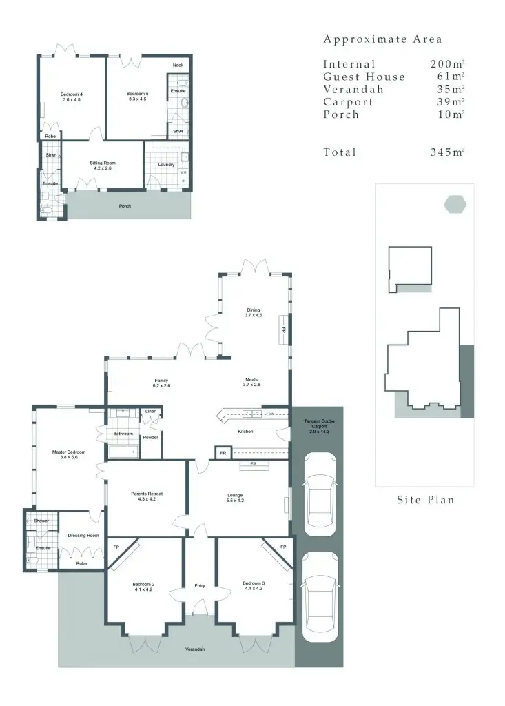 Floorplan of Homely house listing, 5 Water Street, Guildford WA 6055