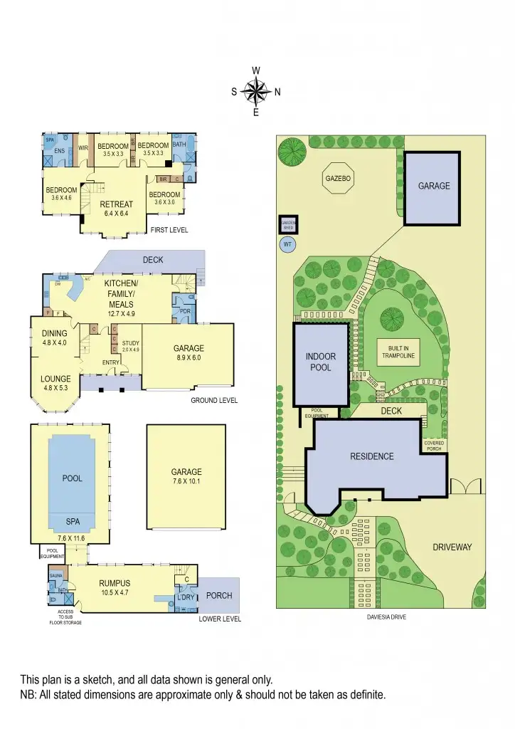 Floorplan of Homely house listing, 31 Daviesia Drive, Plenty VIC 3090