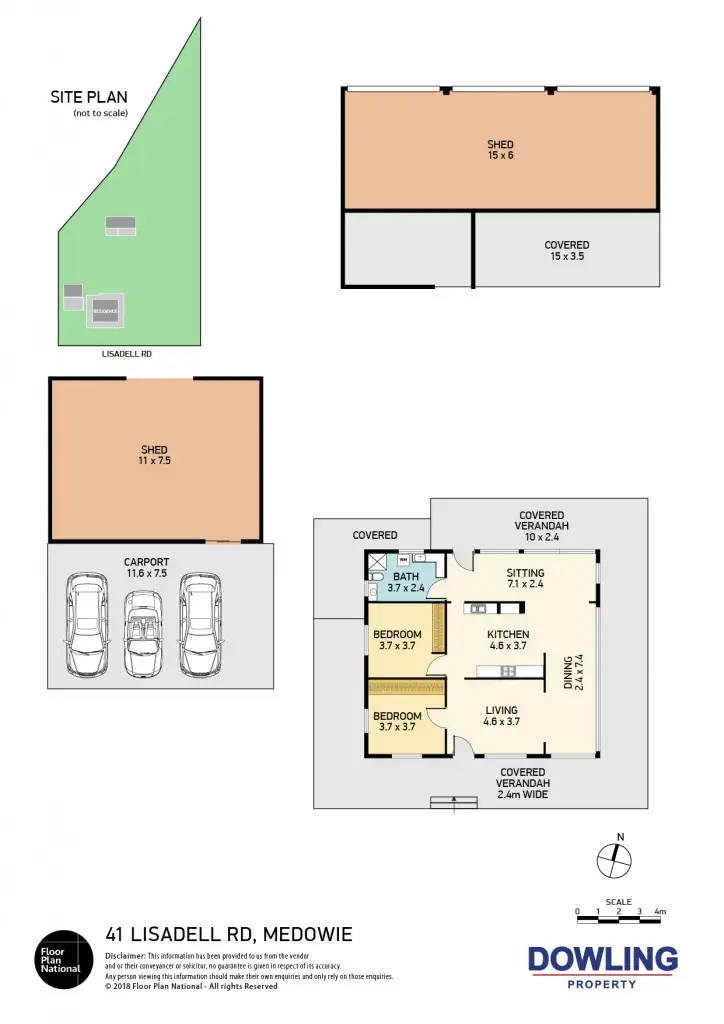 Floorplan of Homely house listing, 41 Lisadell Road, Medowie NSW 2318