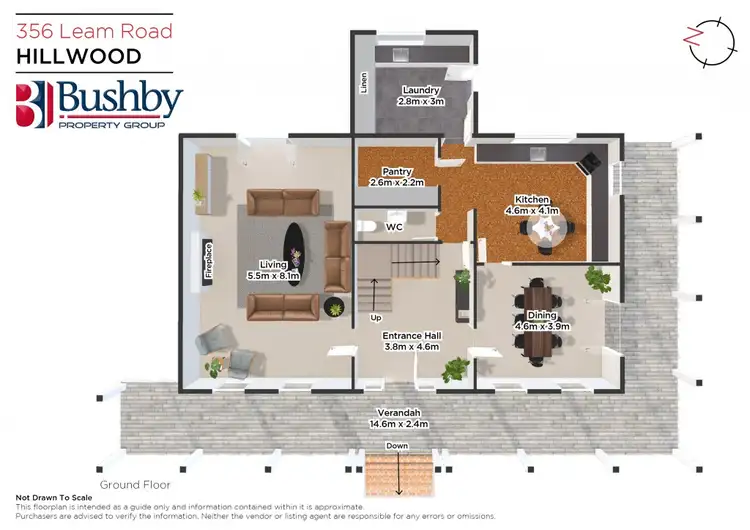 Floorplan of Homely house listing, 356 Leam Road, Hillwood TAS 7252