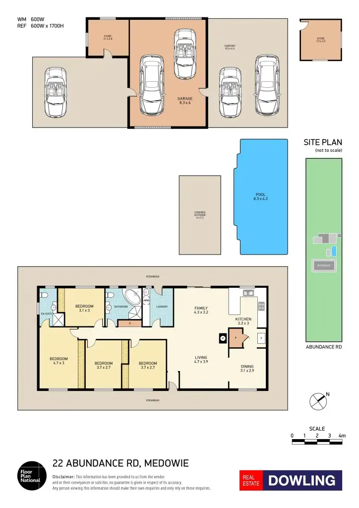 Floorplan of Homely house listing, 22 Abundance Road, Medowie NSW 2318