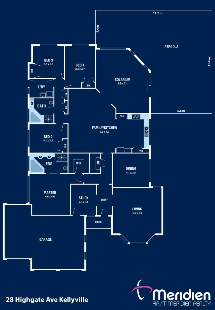 Floorplan of Homely house listing, 28 Highgate Circuit, Kellyville NSW 2155