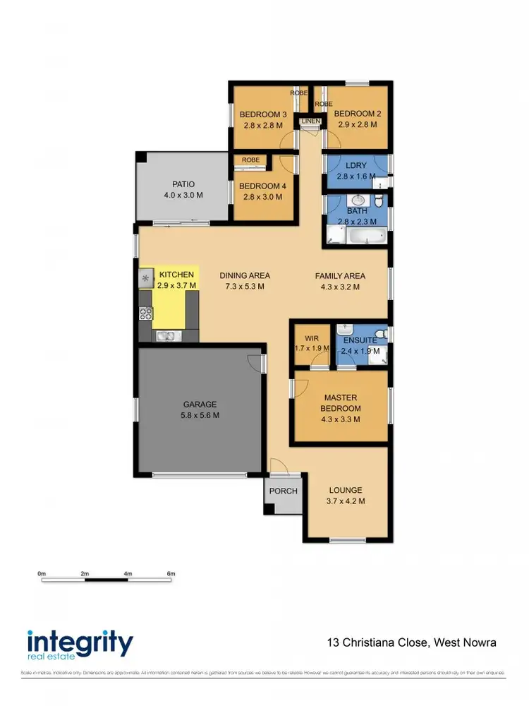Floorplan of Homely house listing, 13 Christiana Close, West Nowra NSW 2541