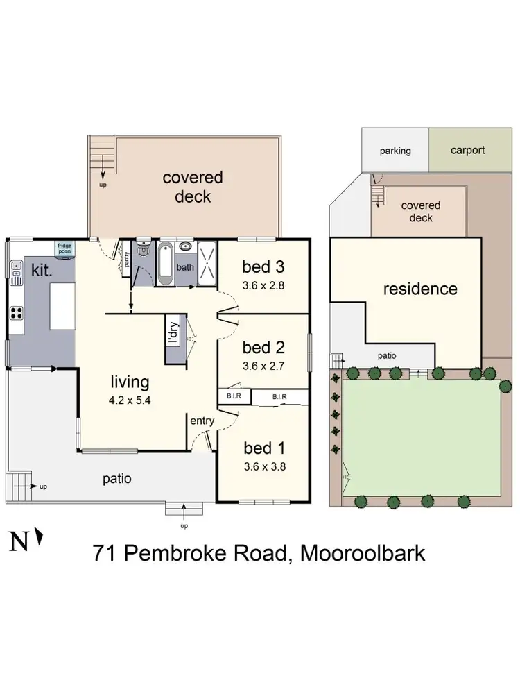 Floorplan of Homely house listing, 71 Pembroke Road, Mooroolbark VIC 3138