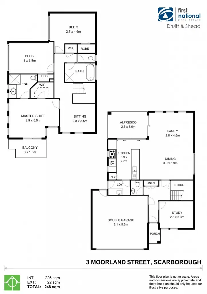 Floorplan of Homely house listing, 3 Moorland Street, Scarborough WA 6019