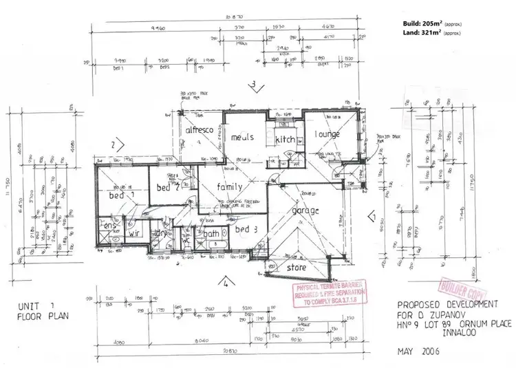 Floorplan of Homely semi-detached listing, 9A Ornum Place, Innaloo WA 6018