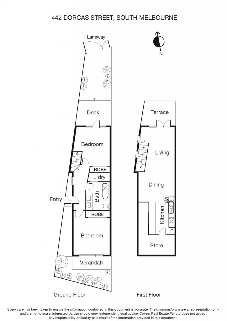 Floorplan of Homely house listing, 442 Dorcas Street, South Melbourne VIC 3205