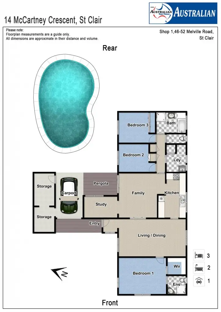 Floorplan of Homely house listing, 14 McCartney Crescent, St Clair NSW 2759
