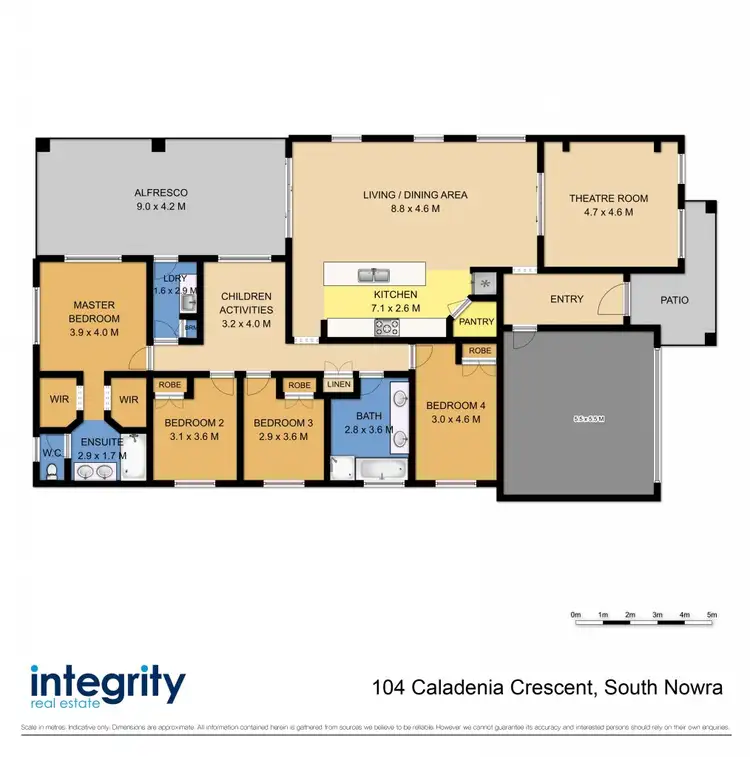 Floorplan of Homely house listing, 104 Caladenia Crescent, South Nowra NSW 2541