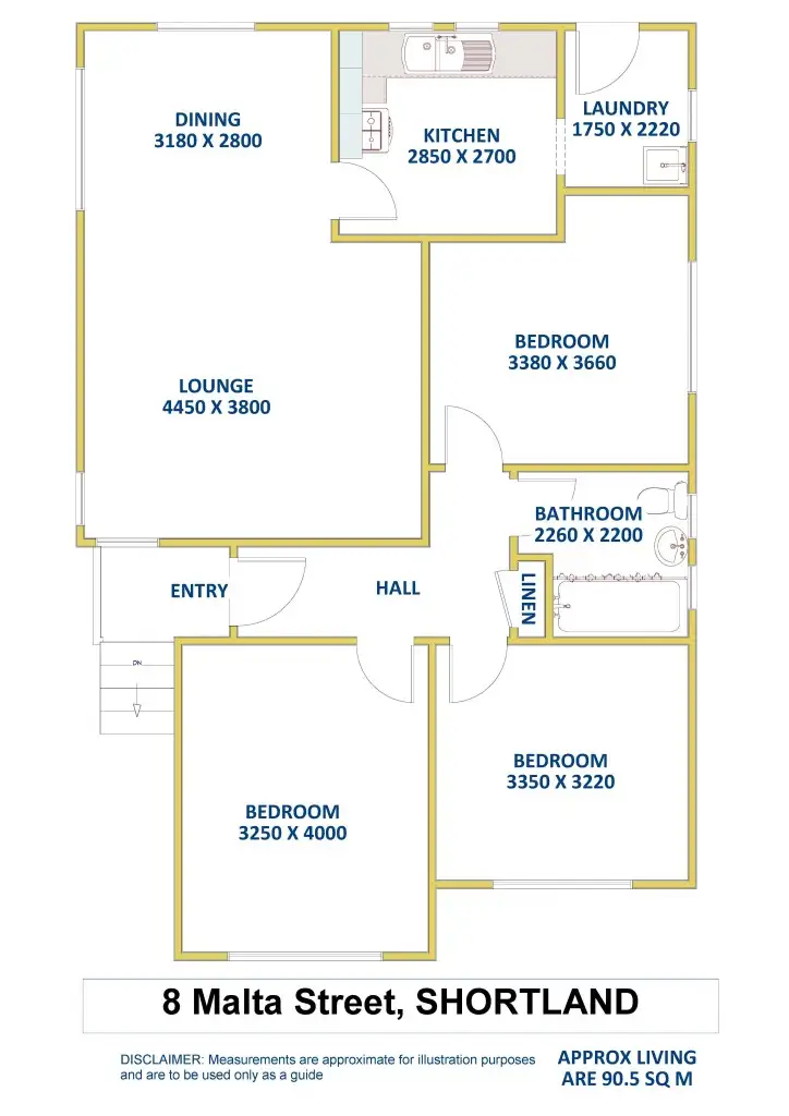 Floorplan of Homely house listing, 8 Malta Street, Shortland NSW 2307