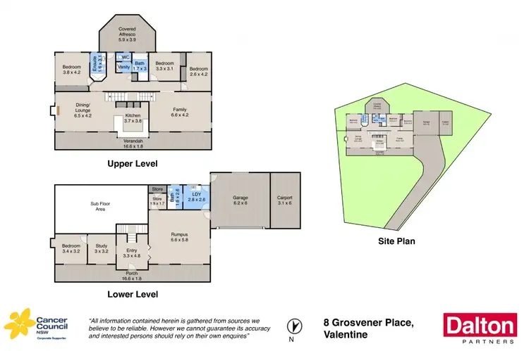 Floorplan of Homely house listing, 8 Grosvenor Place, Valentine NSW 2280