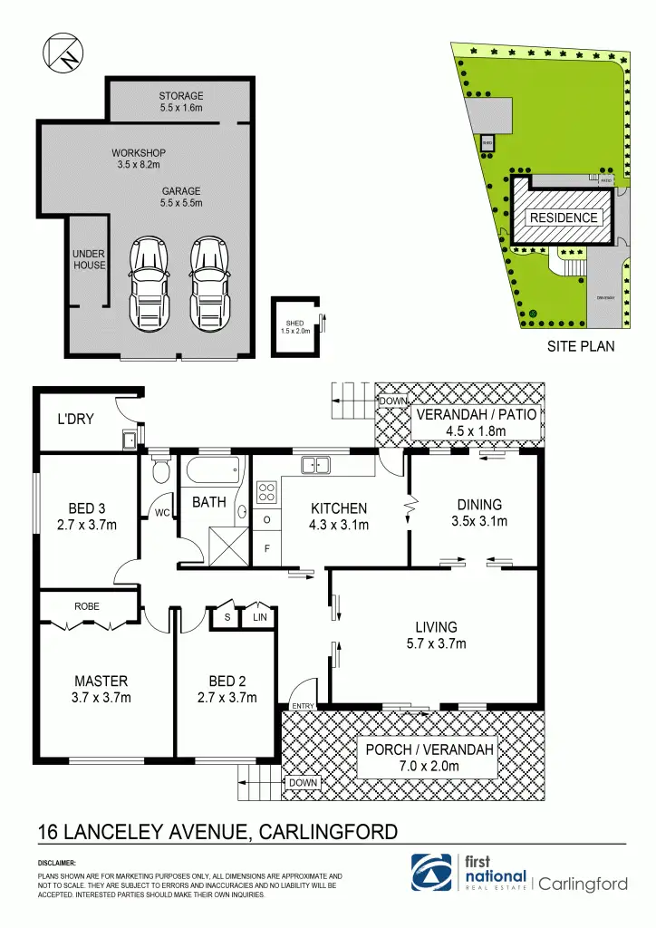 Floorplan of Homely house listing, 16 Lanceley Avenue, Carlingford NSW 2118