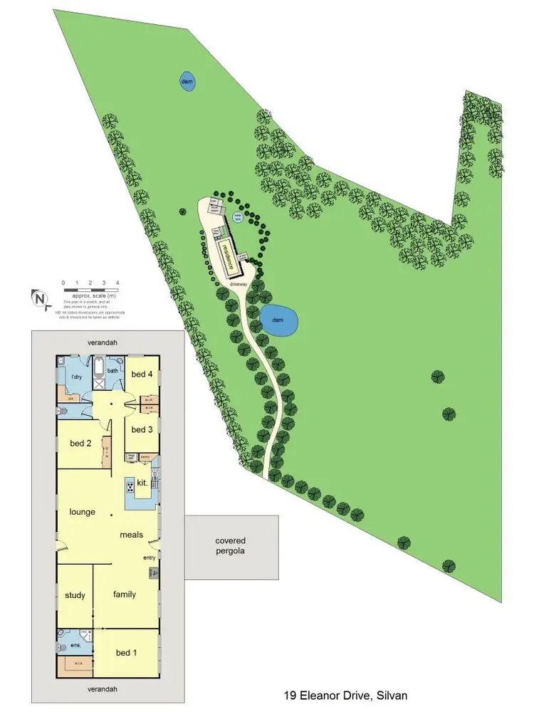 Floorplan of Homely house listing, 19 Eleanor Drive, Silvan VIC 3795