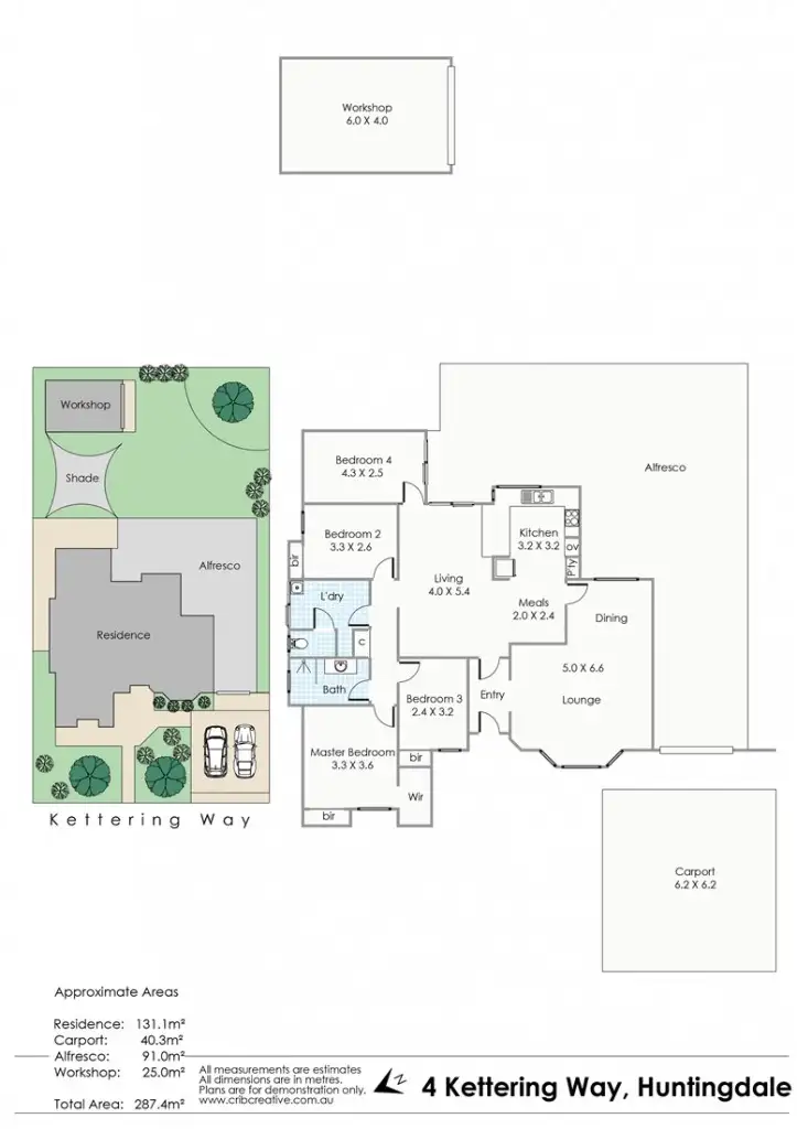 Floorplan of Homely house listing, 4 Kettering Way, Huntingdale WA 6110