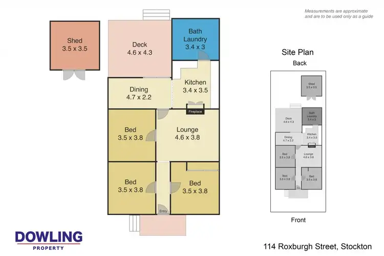 Floorplan of Homely house listing, 114 Roxburgh Street, Stockton NSW 2295