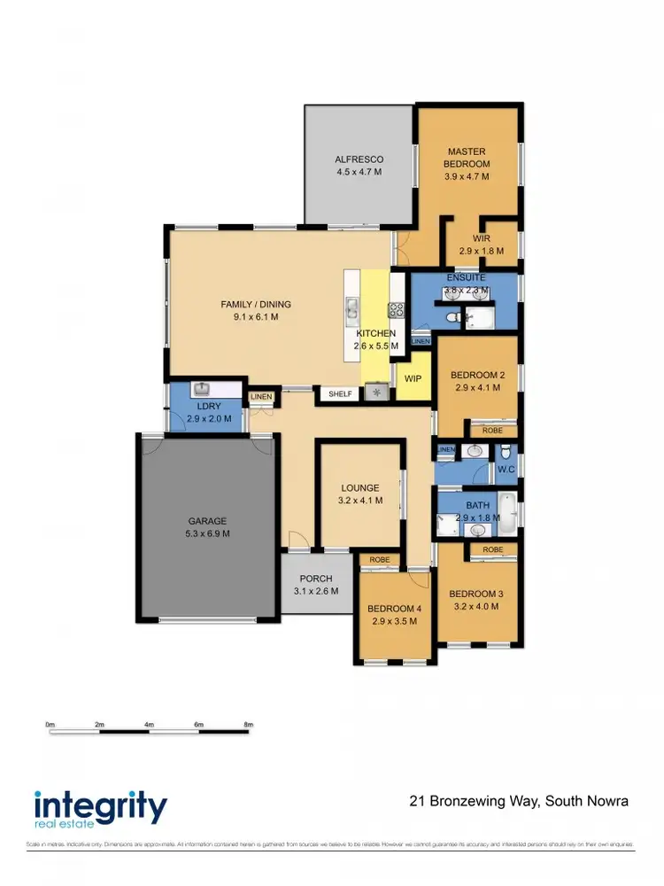 Floorplan of Homely house listing, 21 Bronzewing Way, South Nowra NSW 2541