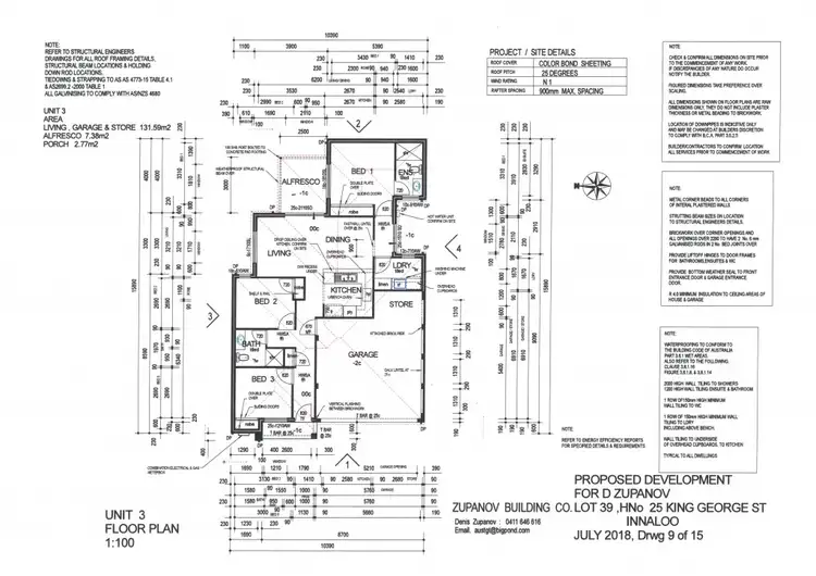 Floorplan of Homely villa listing, 25C King George Street, Innaloo WA 6018