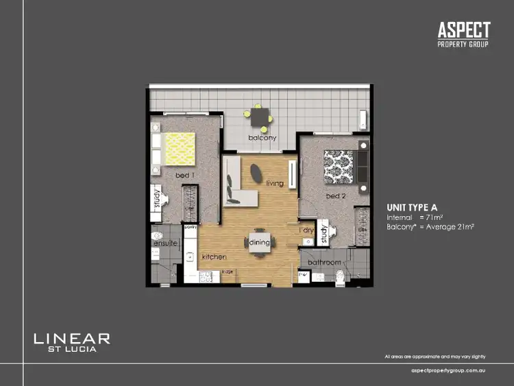 Floorplan of Homely apartment listing, 5/18 Gailey Road, St Lucia QLD 4067