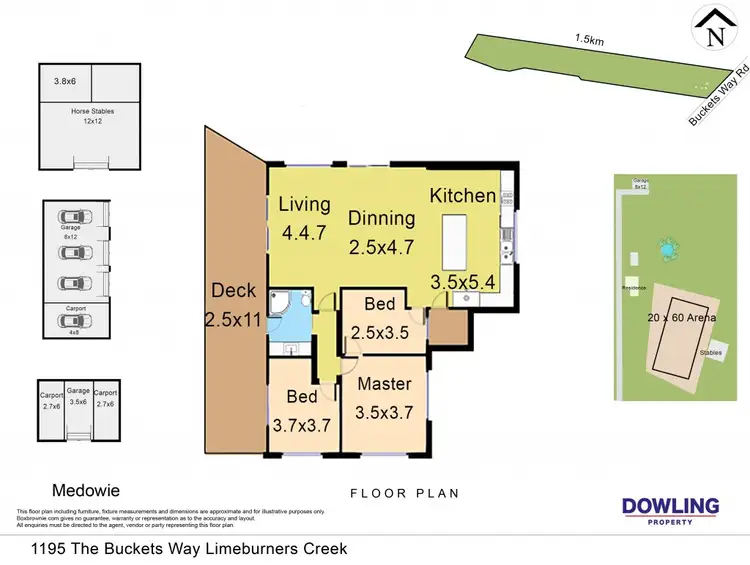 Floorplan of Homely house listing, 1195 THE BUCKETTS WAY, Limeburners Creek NSW 2324