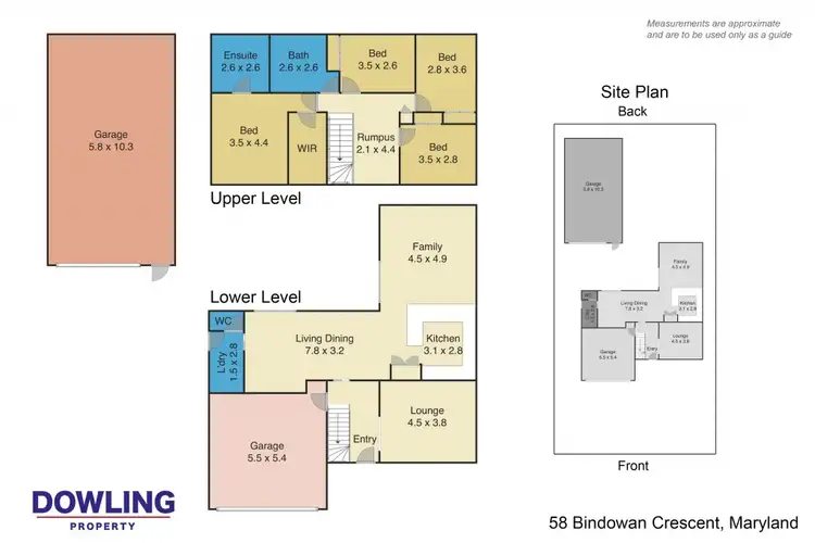 Floorplan of Homely house listing, 58 Bindowan Crescent, Maryland NSW 2287