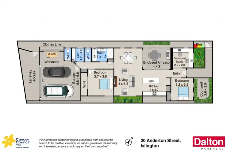 Floorplan of Homely house listing, 20 Anderton Street, Islington NSW 2296