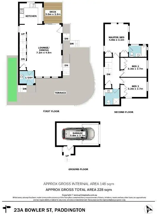 Floorplan of Homely house listing, 23A Bowler Street, Paddington QLD 4064