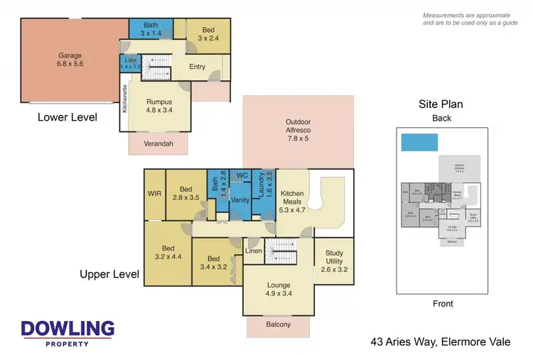 Floorplan of Homely house listing, 43 Aries Way, Elermore Vale NSW 2287