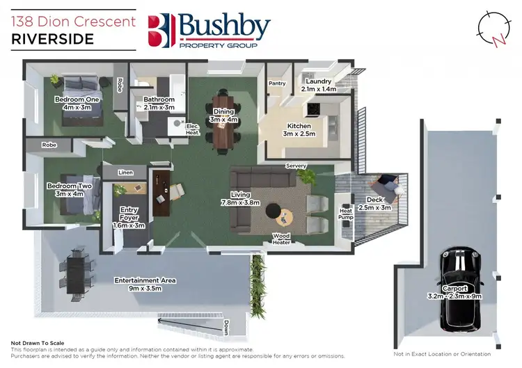 Floorplan of Homely house listing, 138 Dion Crescent, Riverside TAS 7250