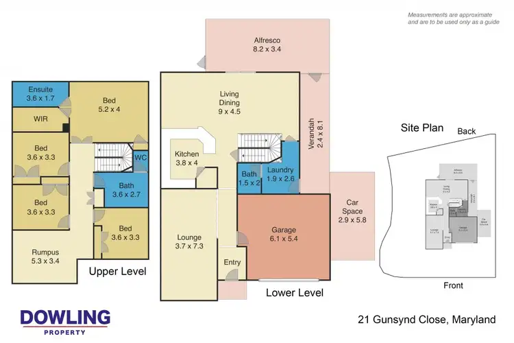 Floorplan of Homely house listing, 21 Gunsynd Close, Maryland NSW 2287