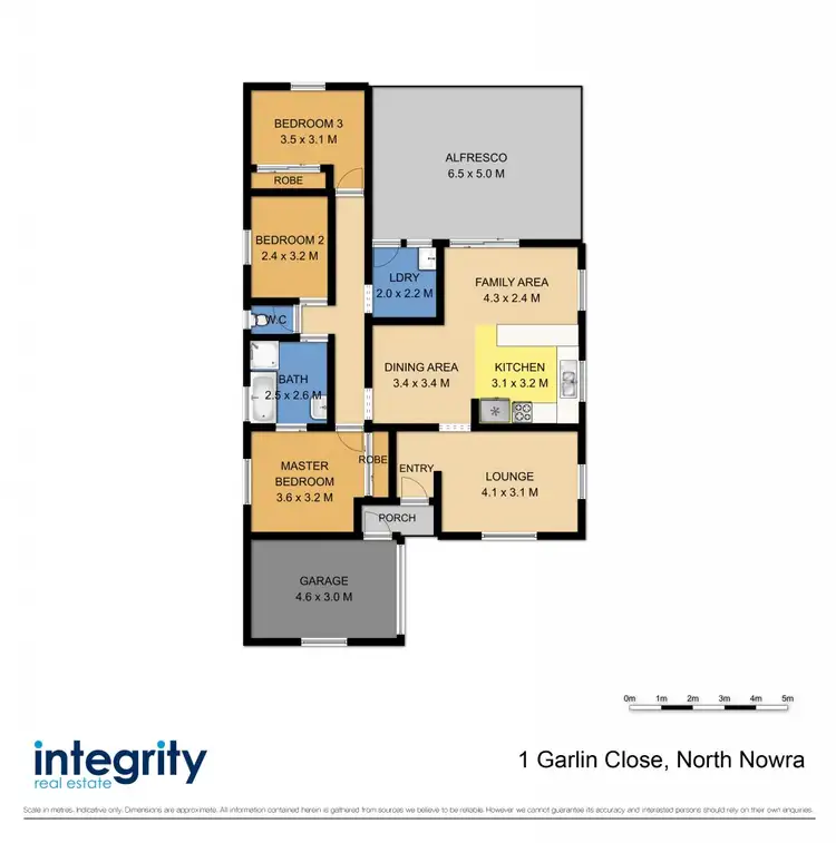 Floorplan of Homely house listing, 1 Garlin Close, North Nowra NSW 2541