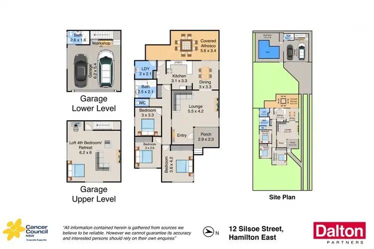 Floorplan of Homely house listing, 12 Silsoe Street, Hamilton East NSW 2303