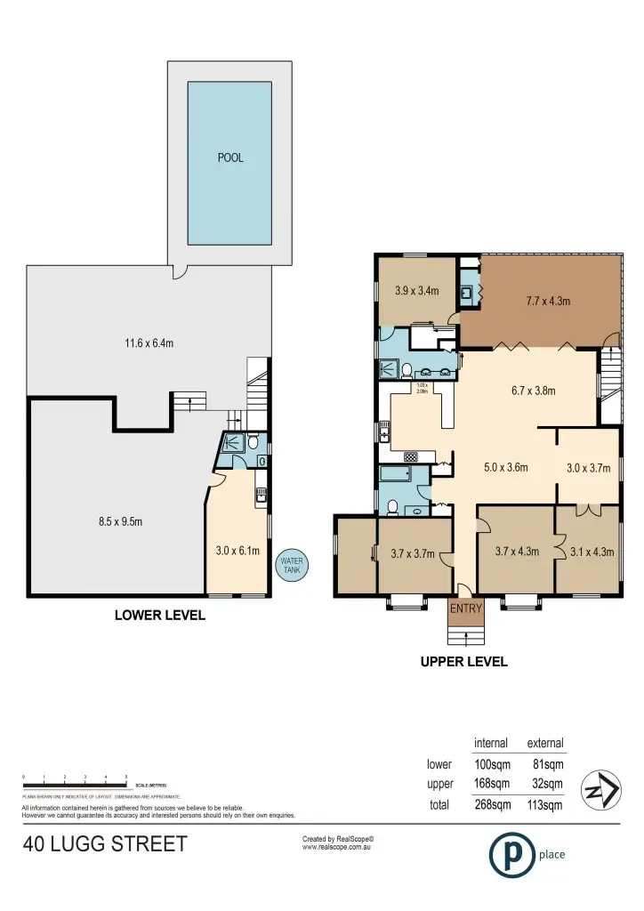 Floorplan of Homely house listing, 40 Lugg Street, Bardon QLD 4065