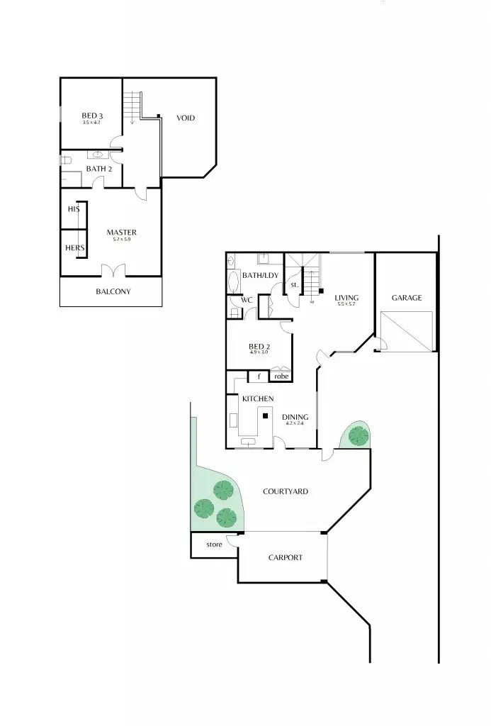 Floorplan of Homely house listing, 73A Forrest Street, Fremantle WA 6160