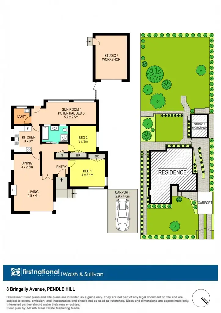 Floorplan of Homely house listing, 8 Bringelly Ave, Pendle Hill NSW 2145