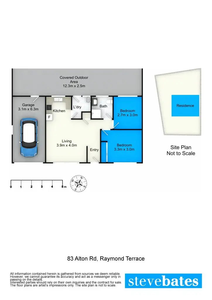 Floorplan of Homely house listing, 83 Alton Road, Raymond Terrace NSW 2324