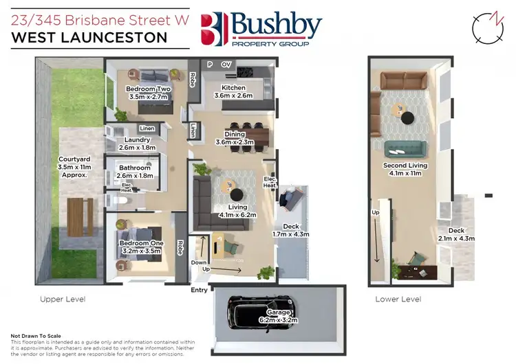 Floorplan of Homely unit listing, 23/345 Brisbane Street, West Launceston TAS 7250