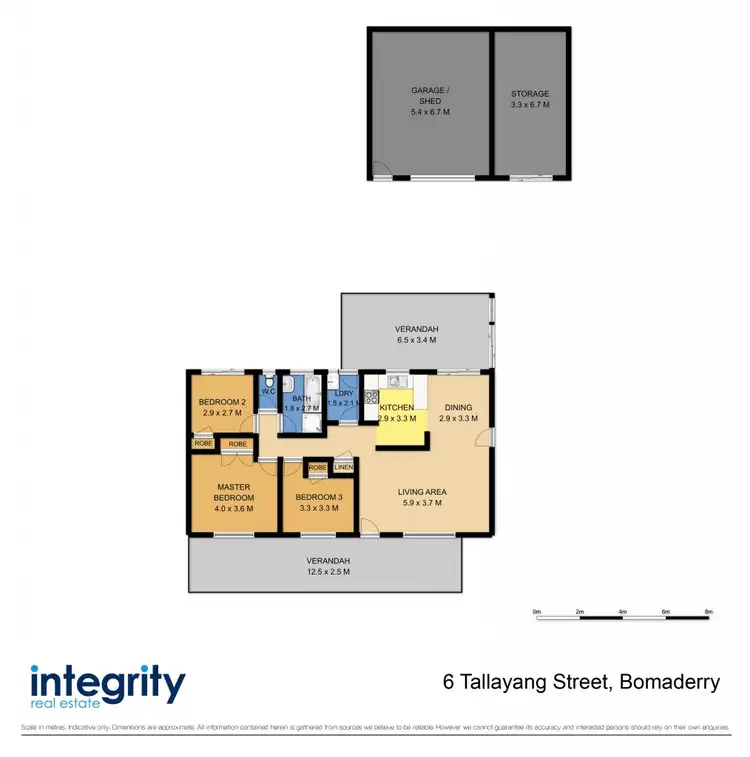Floorplan of Homely house listing, 6 Tallayang Street, Bomaderry NSW 2541