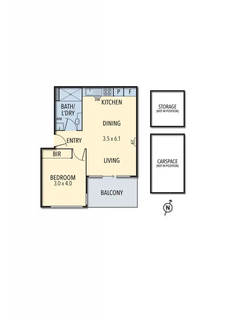 Floorplan of Homely apartment listing, 4/262 Alexandra Parade East, Clifton Hill VIC 3068