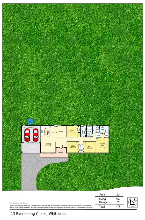 Floorplan of Homely house listing, 13 Everlasting Chase, Whittlesea VIC 3757