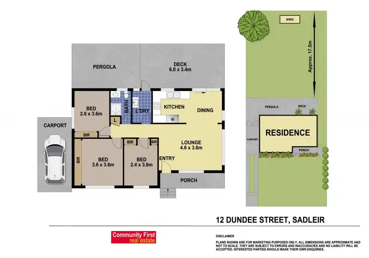 Floorplan of Homely house listing, 12 Dundee Street, Sadleir NSW 2168