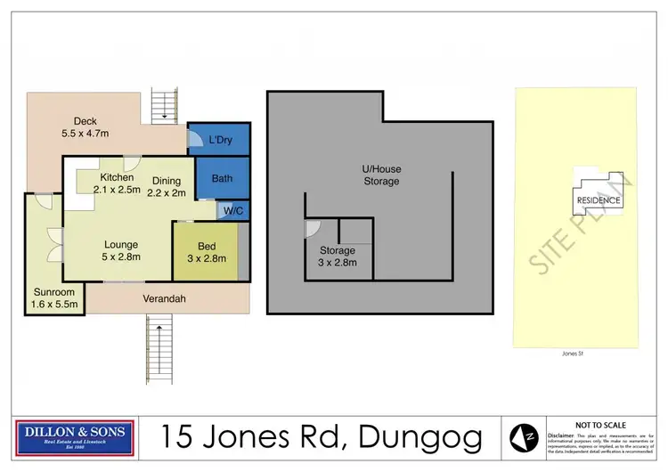 Floorplan of Homely house listing, 15 Jones Street, Dungog NSW 2420